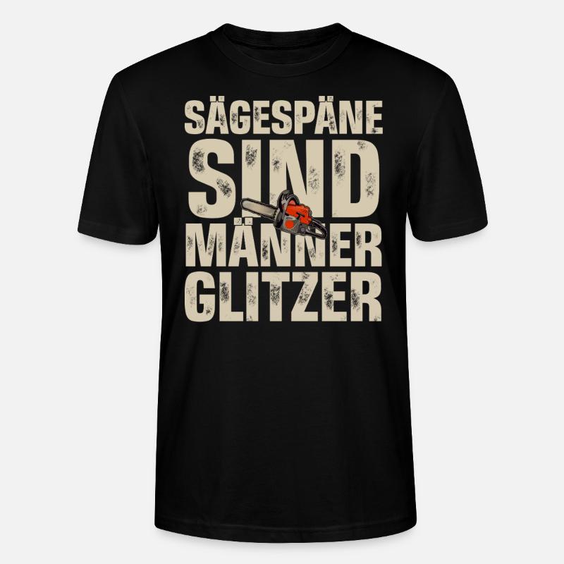 Holzfäller - Stanley/Stella Unisex Bio-T-Shirt CRAFTER - Schwarz