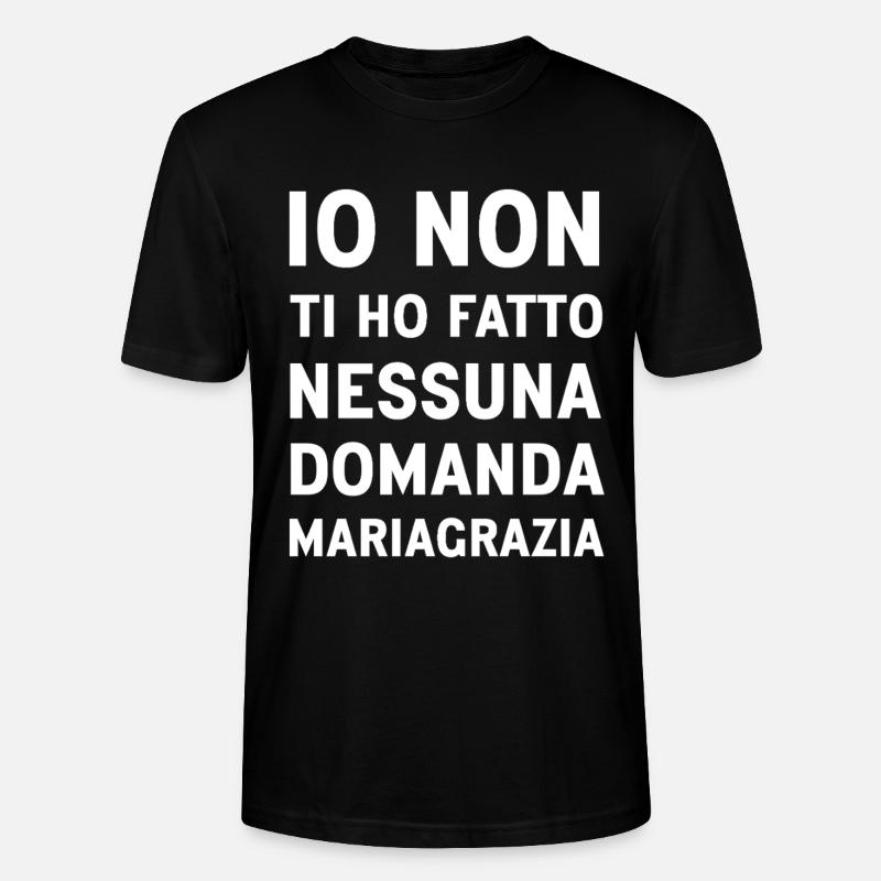 Mariagrazia (Schwarze Version) - Stanley/Stella Unisex Bio-T-Shirt CRAFTER - Schwarz
