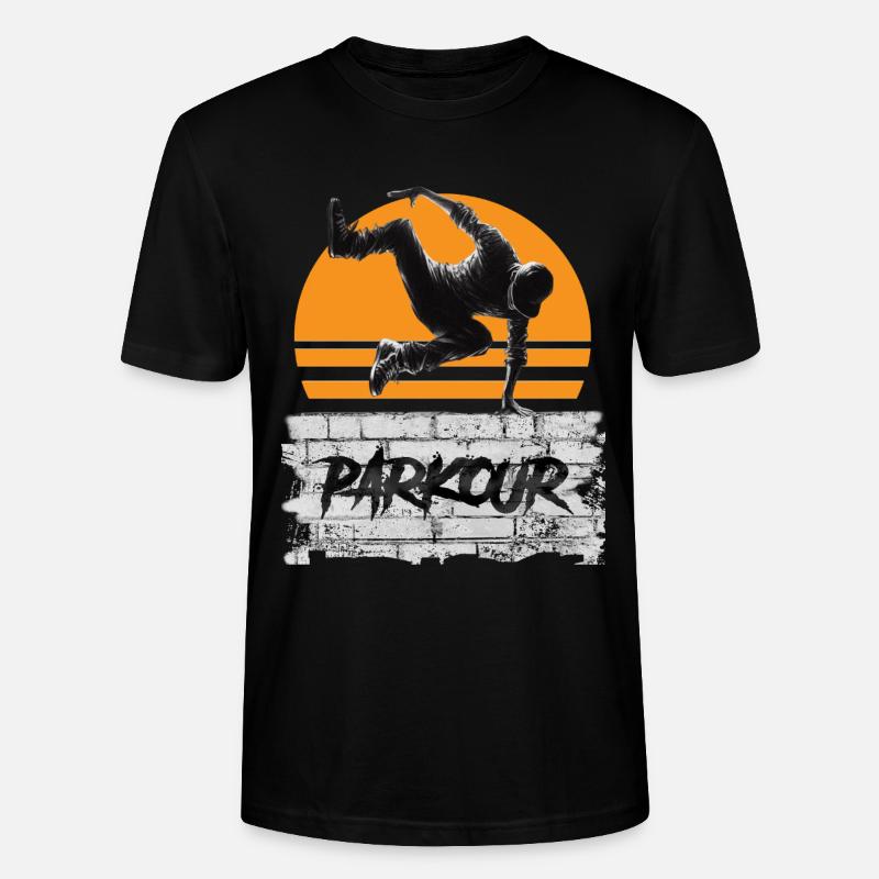 Parkour - Stanley/Stella Unisex Bio-T-Shirt CRAFTER - Schwarz