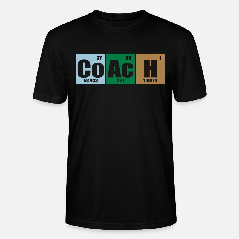 Coach - Stanley/Stella Unisex Bio-T-Shirt CRAFTER - Schwarz
