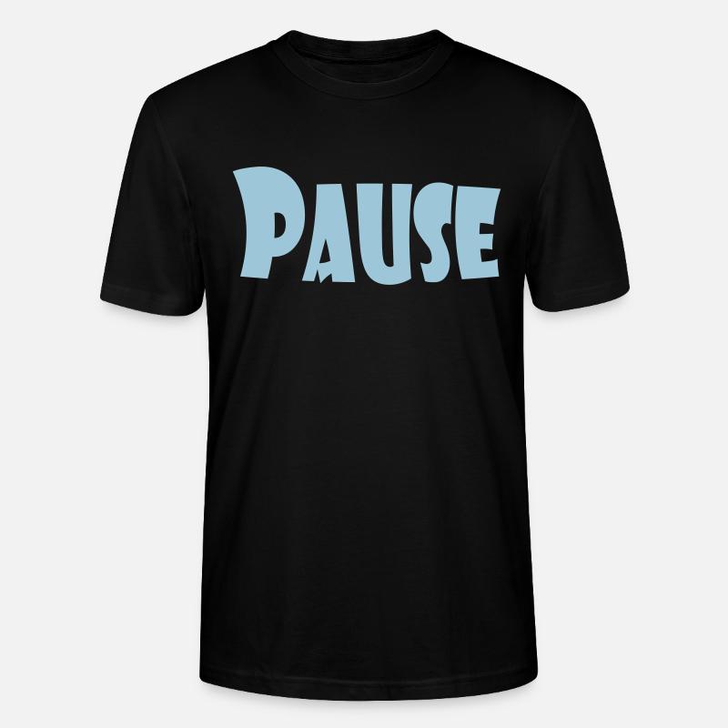 PAUSE - Stanley/Stella Unisex Bio-T-Shirt CRAFTER - Schwarz