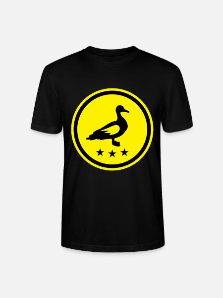 Duck animal - Stanley/Stella CRAFTER Unisex Organic T-Shirt - black