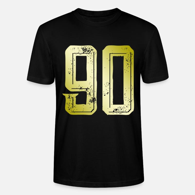 Symbole numérique 90 - T-shirt bio CRAFTER Stanley Stella Unisexe - noir