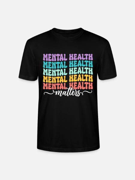 mental health matters - Stanley/Stella CRAFTER Unisex Organic T-Shirt - black