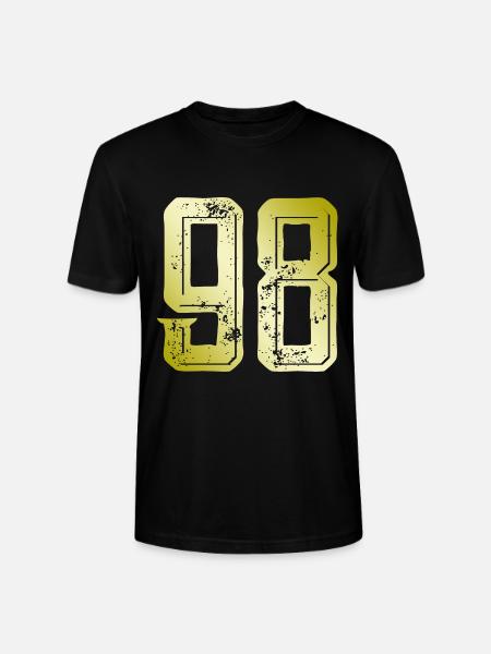98 number symbol - Stanley/Stella CRAFTER Unisex Organic T-Shirt - black