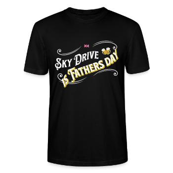 Himmelfahrt Vatertag Denglish - Stanley/Stella Unisex Bio-T-Shirt CRAFTER - Schwarz - Vorne - Alina (178cm) & Michal (187cm)