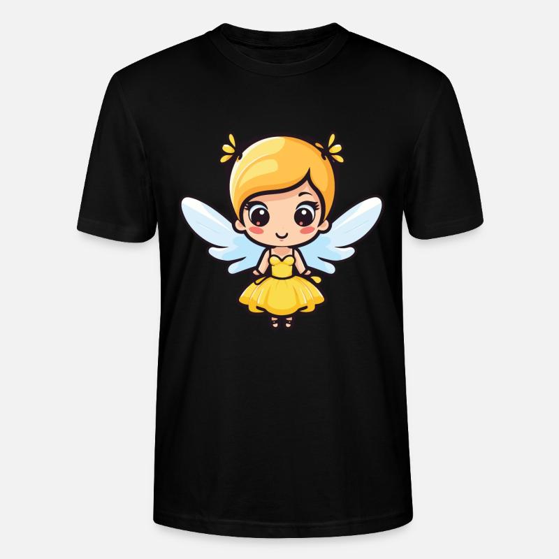 Fee Süß Baby Märchen - Stanley/Stella Unisex Bio-T-Shirt CRAFTER - Schwarz
