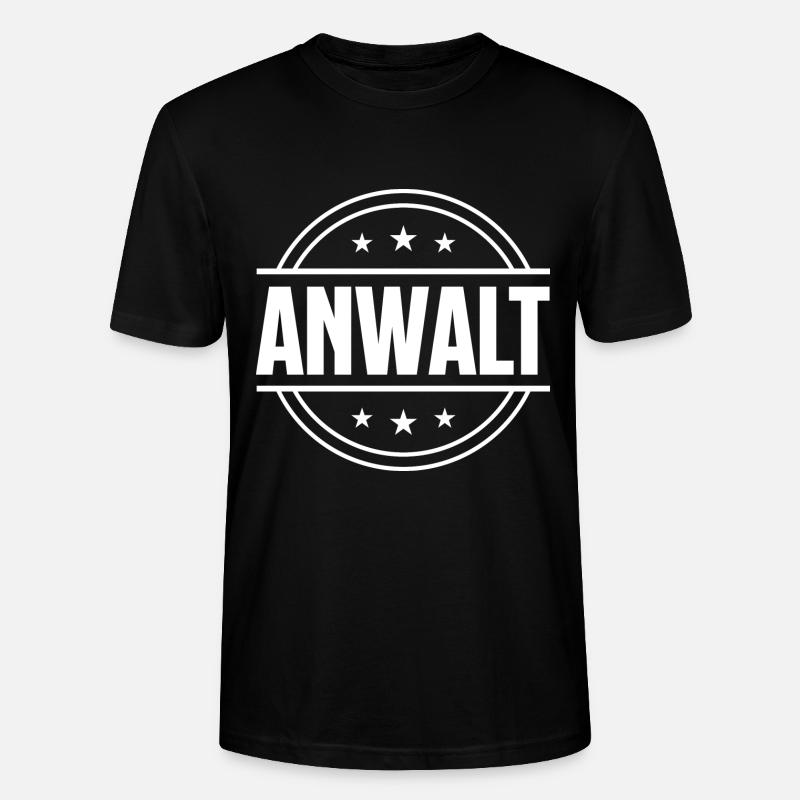 Anwalt Beruf - Stanley/Stella Unisex Bio-T-Shirt CRAFTER - Schwarz