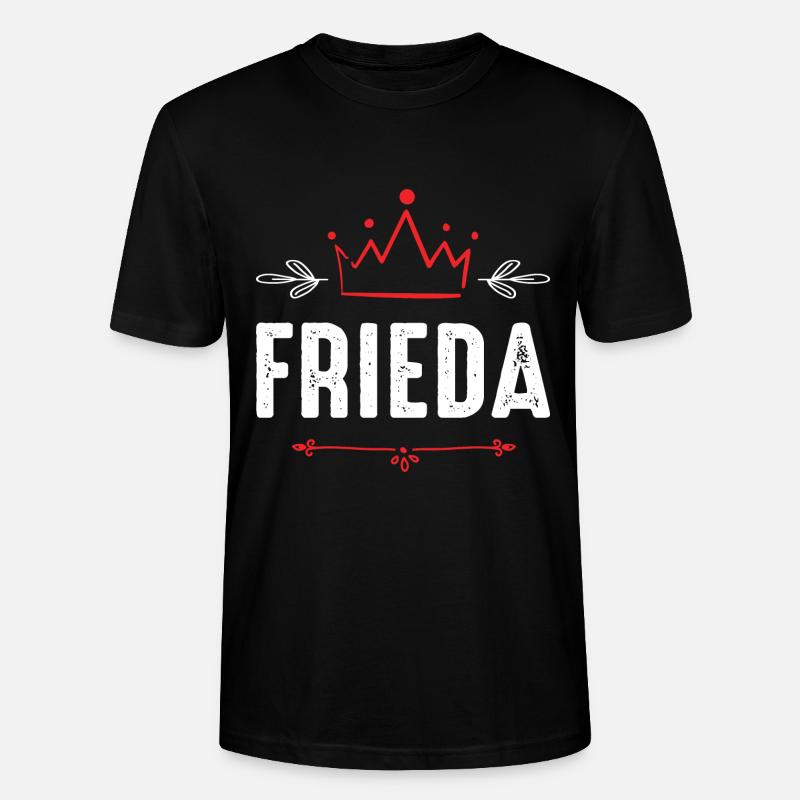 Frieda - Stanley/Stella CRAFTER Unisex Organic T-Shirt - black