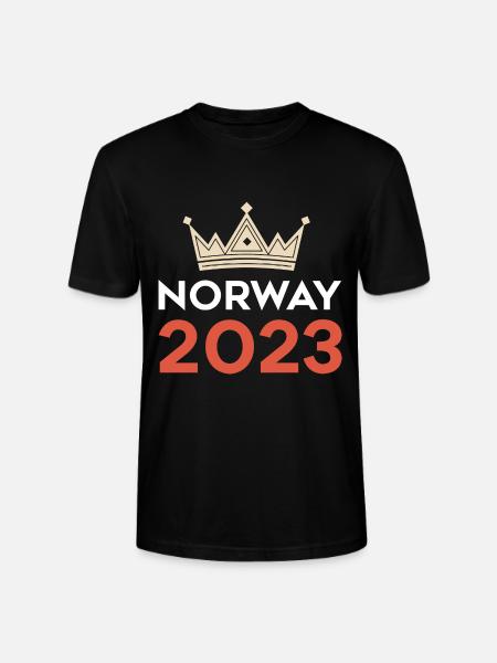 Norway 2023 - Stanley/Stella Unisex Bio-T-Shirt CRAFTER - Schwarz