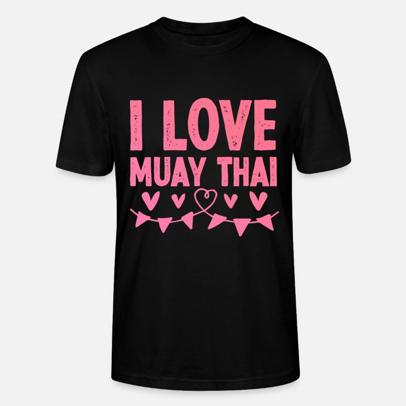 J’adore le Muay Thai - T-shirt bio CRAFTER Stanley Stella Unisexe - noir
