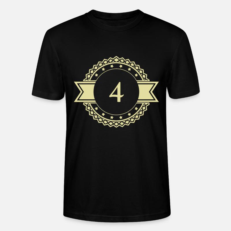 4 Emblème numérique - T-shirt bio CRAFTER Stanley Stella Unisexe - noir