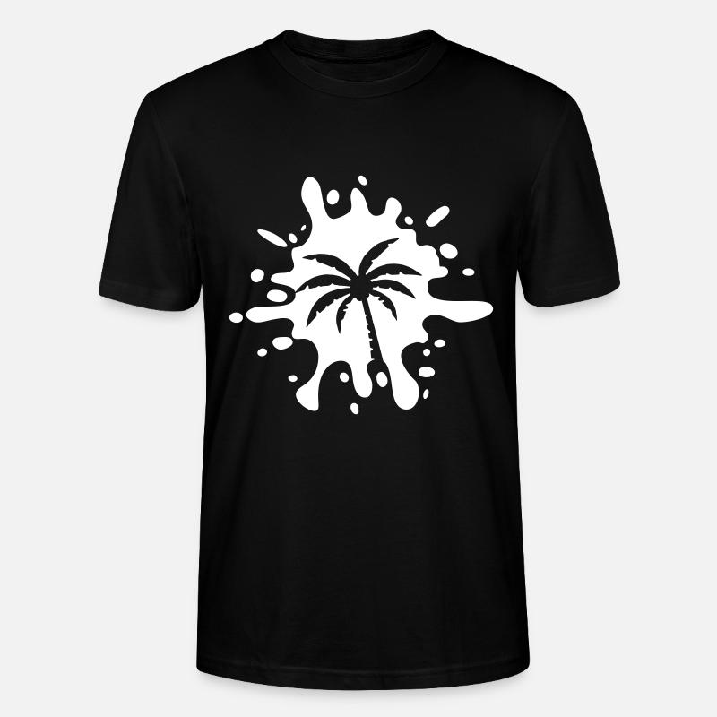 Palme Symbol Klecks - Stanley/Stella Unisex Bio-T-Shirt CRAFTER - Schwarz