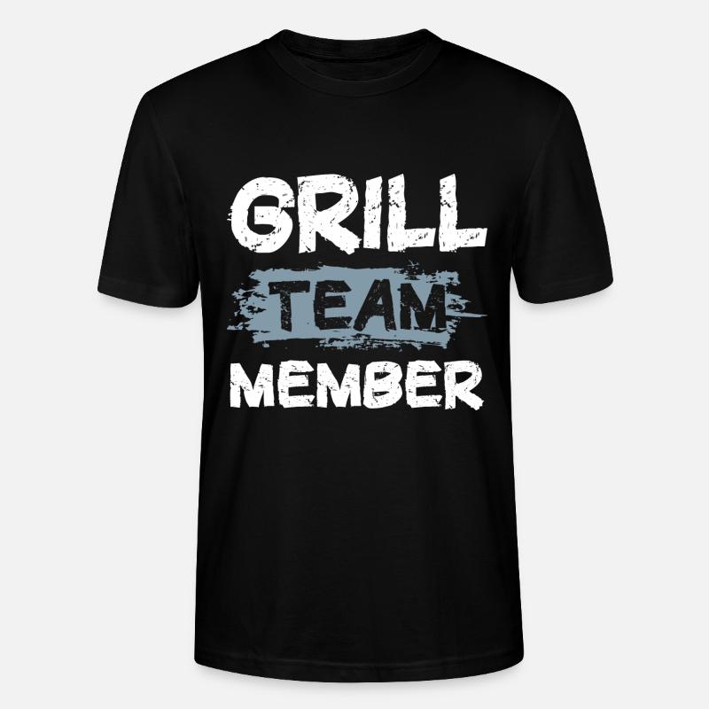 Grill Team - Stanley/Stella Unisex Bio-T-Shirt CRAFTER - Schwarz