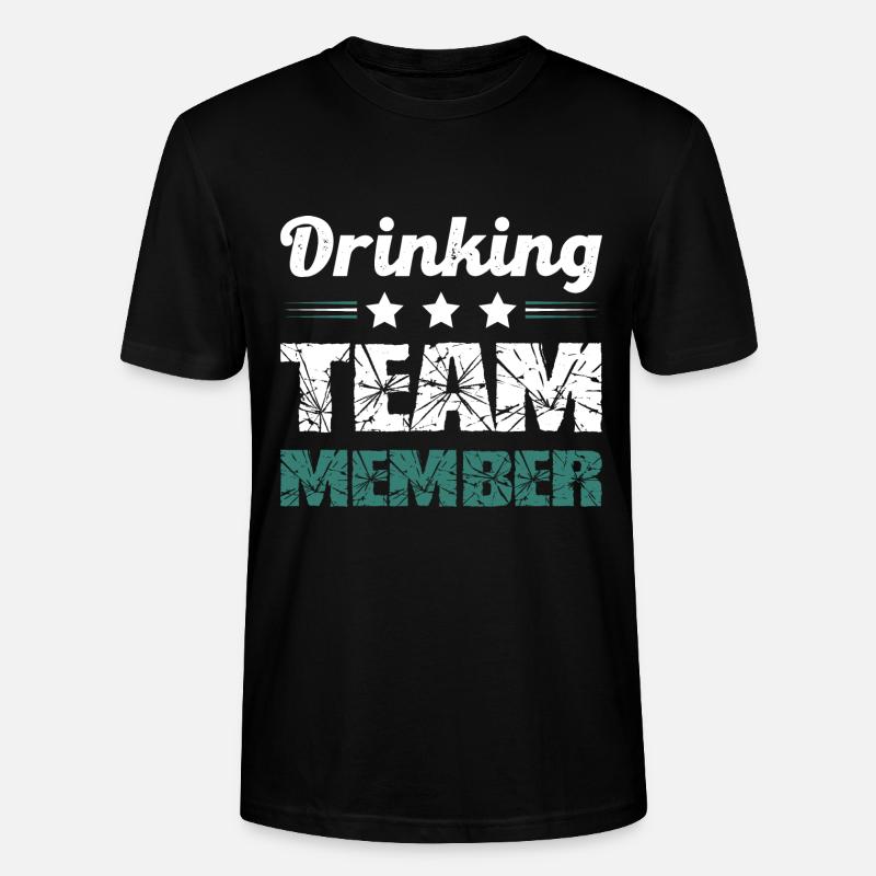Drinking Team - Stanley/Stella Unisex Bio-T-Shirt CRAFTER - Schwarz