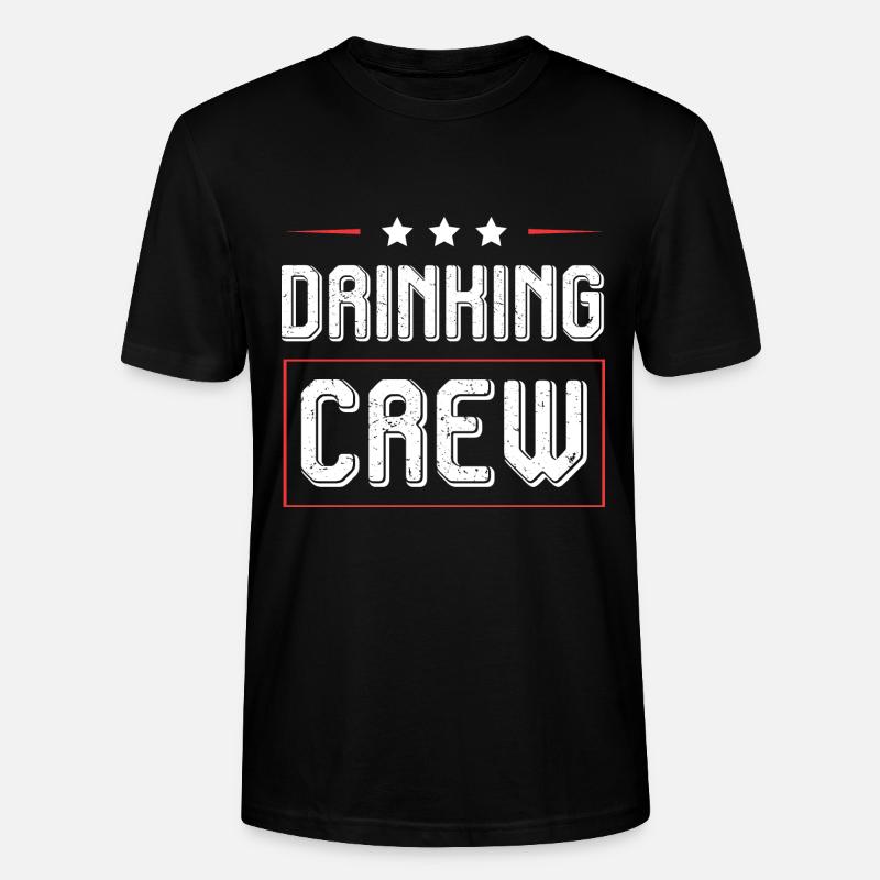 Drinking Crew - Stanley/Stella Unisex Bio-T-Shirt CRAFTER - Schwarz