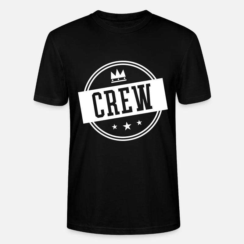 Cercle d’équipage - T-shirt bio CRAFTER Stanley Stella Unisexe - noir