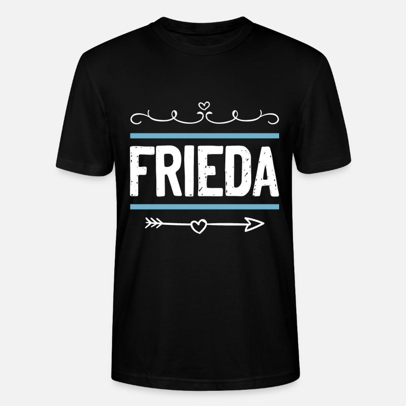 Frieda - Stanley/Stella CRAFTER Unisex Organic T-Shirt - black