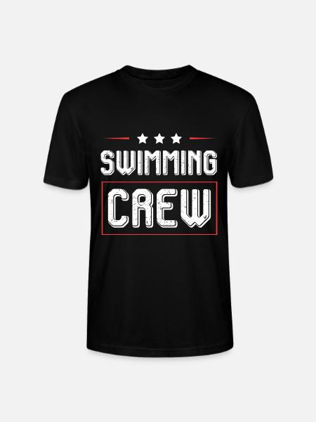 Swimming Crew - Stanley/Stella CRAFTER Unisex Organic T-Shirt - black