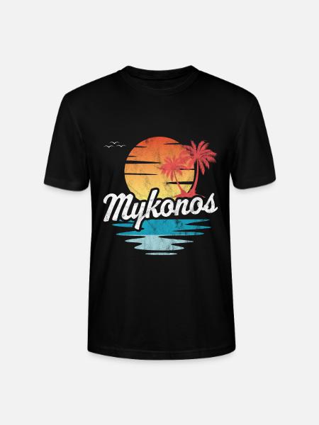 Mykonos - Stanley/Stella CRAFTER Unisex Organic T-Shirt - black