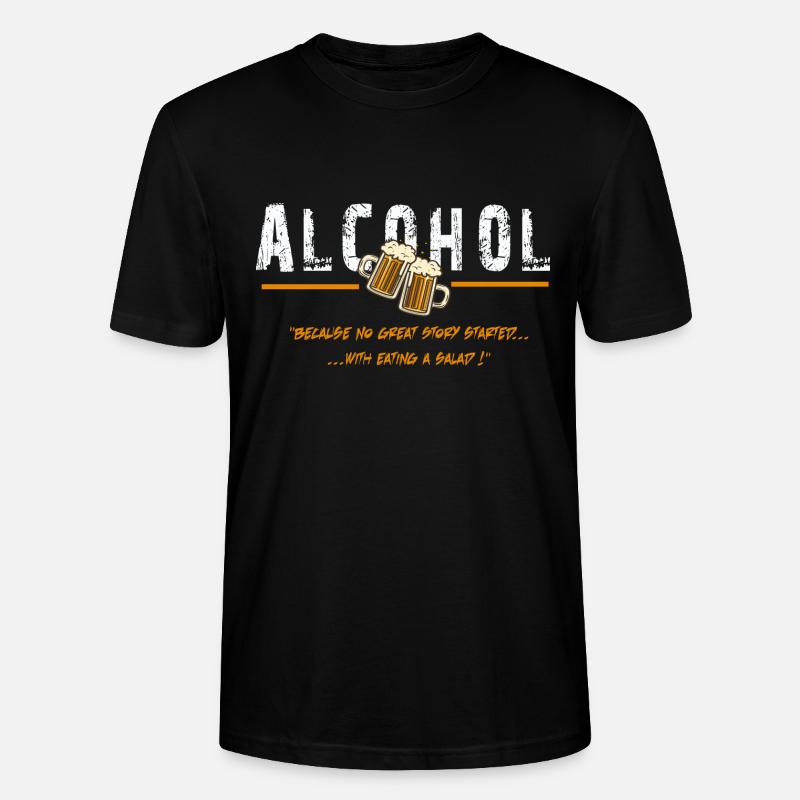 Histoire d’alcool... - T-shirt bio CRAFTER Stanley Stella Unisexe - noir