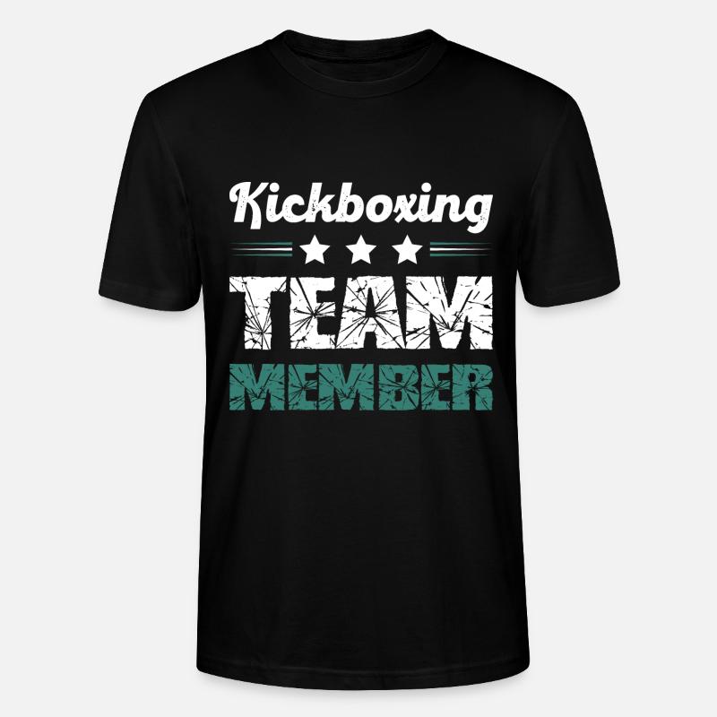 Kickboxing Team - Stanley/Stella Unisex Bio-T-Shirt CRAFTER - Schwarz