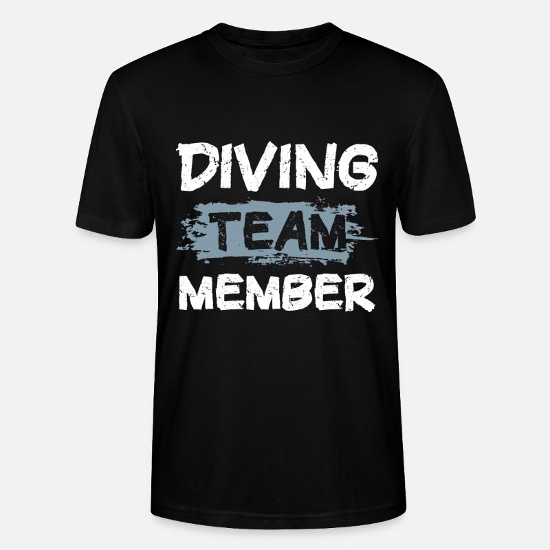 Équipe de plongée - T-shirt bio CRAFTER Stanley Stella Unisexe - noir