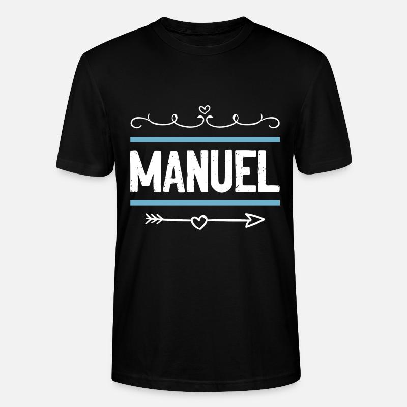 Manuel - Stanley/Stella Unisex Bio-T-Shirt CRAFTER - Schwarz