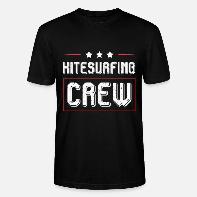 Équipage de kitesurf - T-shirt bio CRAFTER Stanley Stella Unisexe - noir