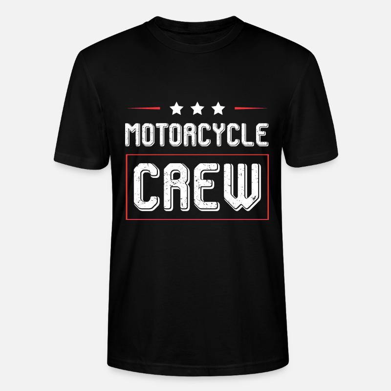 Motorcycle Crew - Stanley/Stella Unisex Bio-T-Shirt CRAFTER - Schwarz