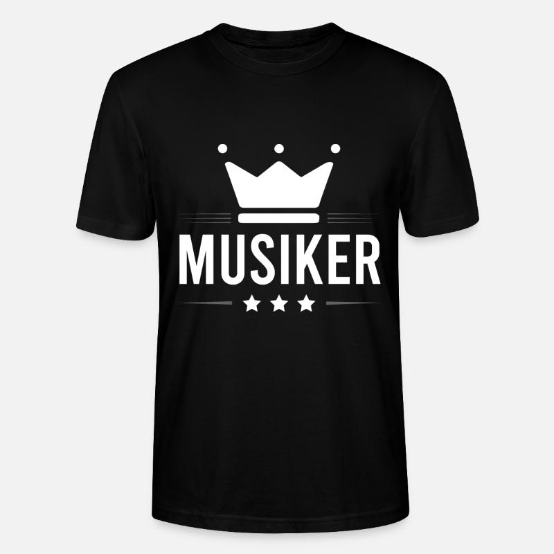 Musiker Beruf - Stanley/Stella Unisex Bio-T-Shirt CRAFTER - Schwarz