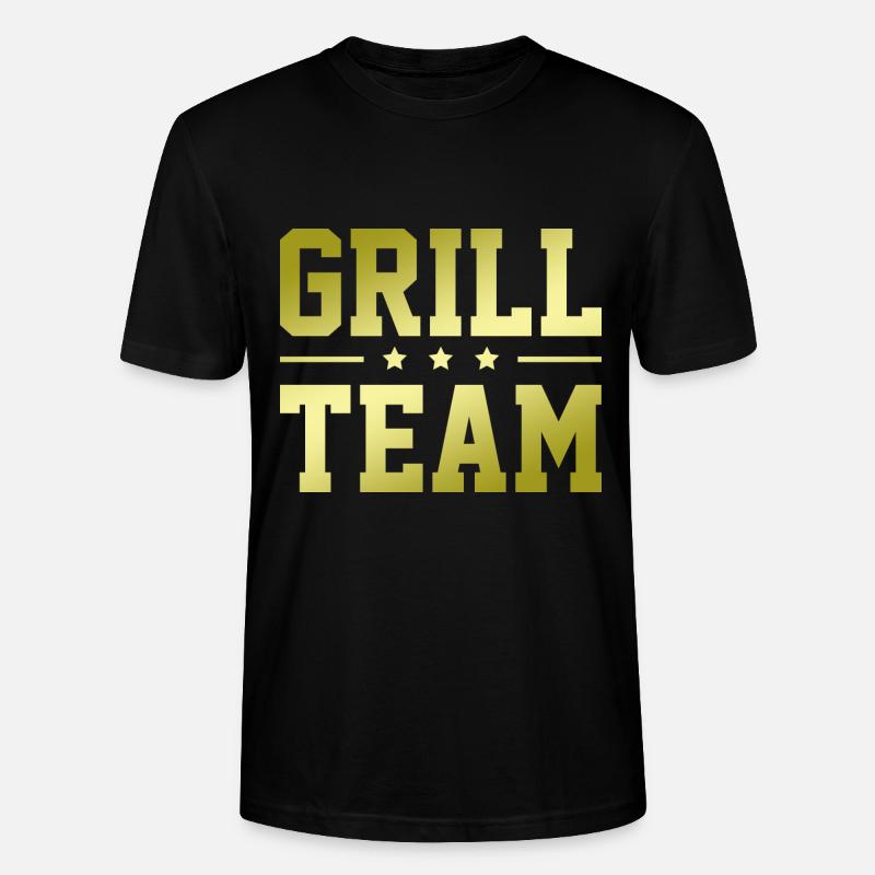 Grill Team - Stanley/Stella Unisex Bio-T-Shirt CRAFTER - Schwarz