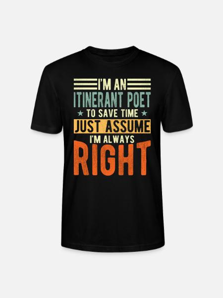 Hiker - Stanley/Stella CRAFTER Unisex Organic T-Shirt - black