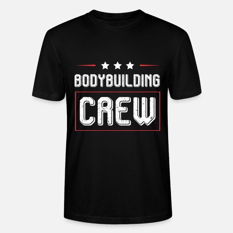 Equipe de musculation - T-shirt bio CRAFTER Stanley Stella Unisexe - noir