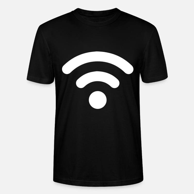 Wlan Internet - Stanley/Stella Unisex Bio-T-Shirt CRAFTER - Schwarz