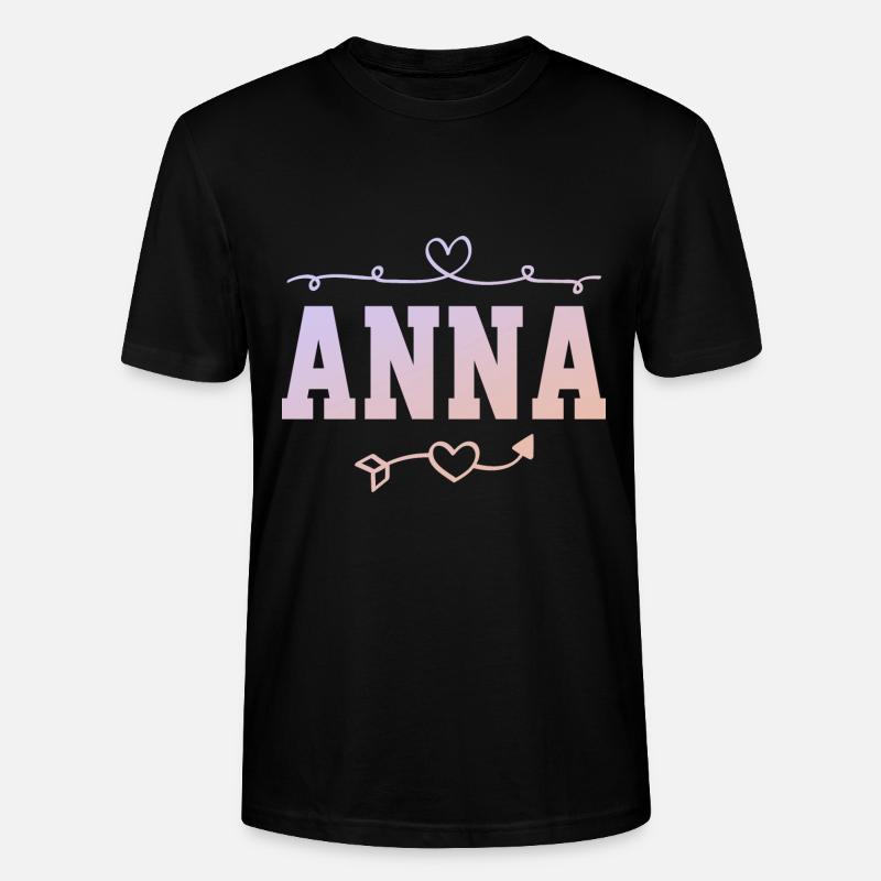 Anna - Stanley/Stella Unisex Bio-T-Shirt CRAFTER - Schwarz