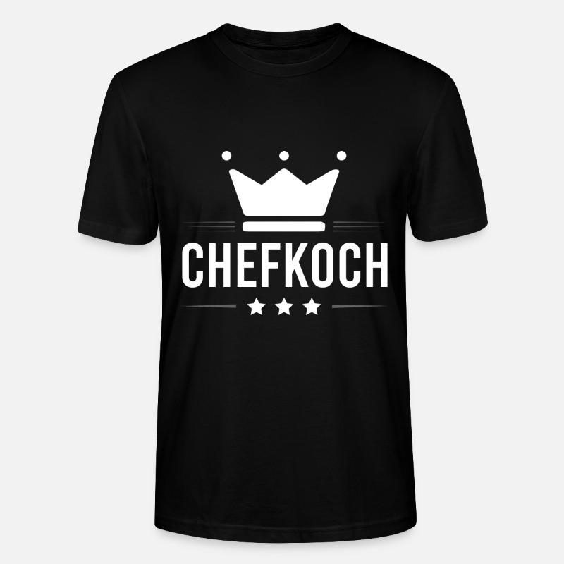 Chefkoch Kochen - Stanley/Stella Unisex Bio-T-Shirt CRAFTER - Schwarz