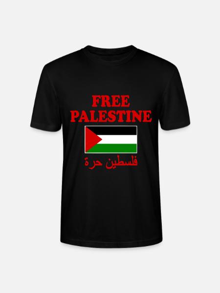 Free palestine - Stanley/Stella Unisex Bio-T-Shirt CRAFTER - Schwarz