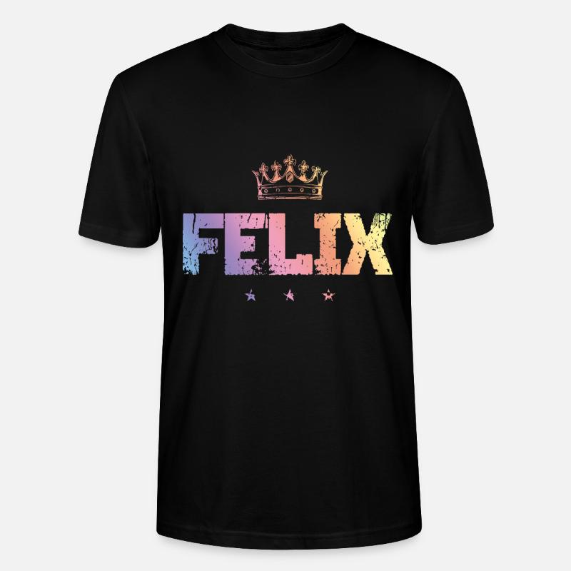 Felix - Stanley/Stella Unisex Bio-T-Shirt CRAFTER - Schwarz