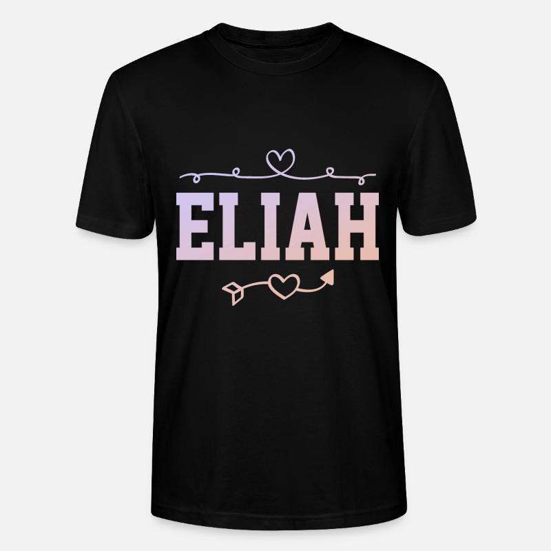 Eliah - Stanley/Stella Unisex Bio-T-Shirt CRAFTER - Schwarz