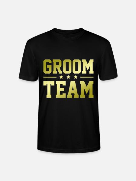 Groom Team - Stanley/Stella CRAFTER Unisex Organic T-Shirt - black