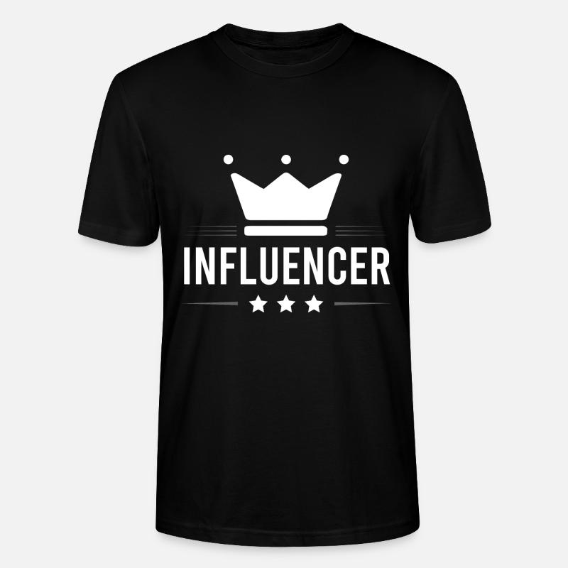 Influencer Beruf - Stanley/Stella Unisex Bio-T-Shirt CRAFTER - Schwarz