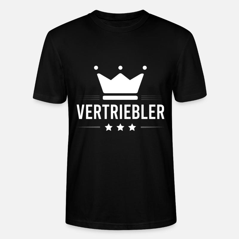 Vertriebler Beruf - Stanley/Stella Unisex Bio-T-Shirt CRAFTER - Schwarz