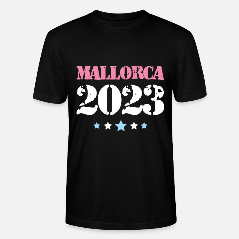 Majorque 2023 - T-shirt bio CRAFTER Stanley Stella Unisexe - noir