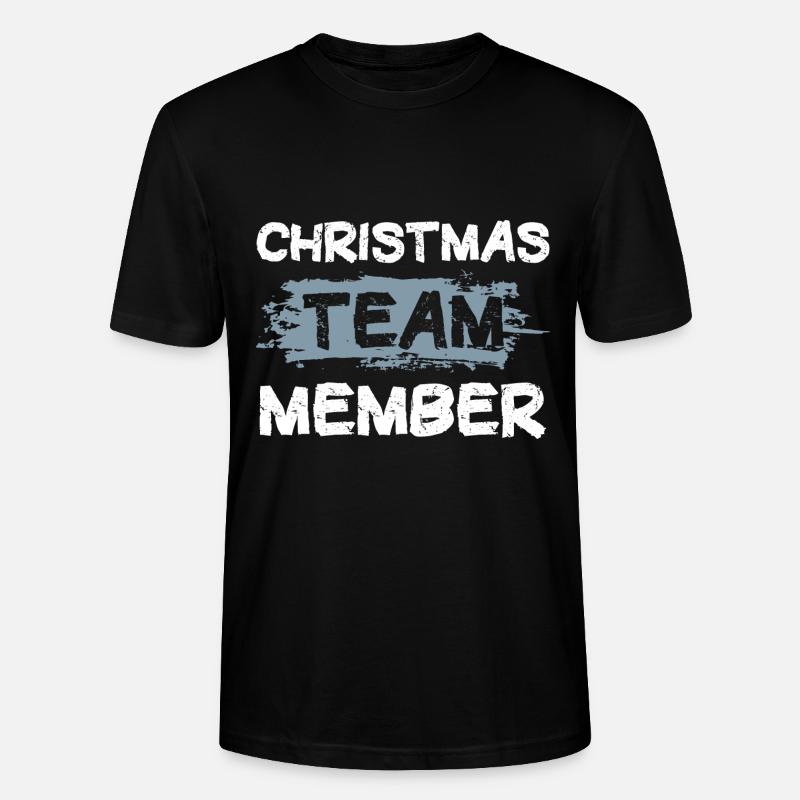 Équipe de Noël - T-shirt bio CRAFTER Stanley Stella Unisexe - noir