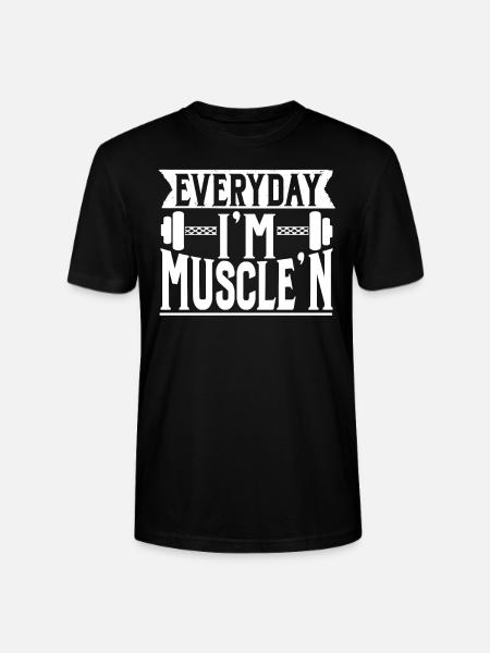 Fitness Gym - Stanley/Stella CRAFTER Unisex Organic T-Shirt - black