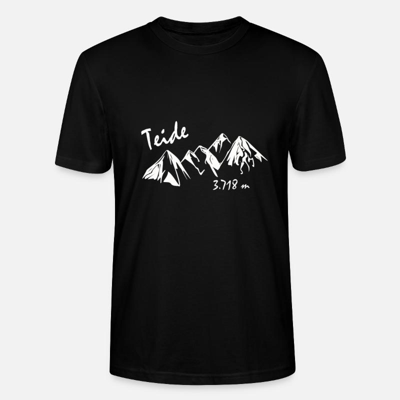 Teide - Stanley/Stella Unisex Bio-T-Shirt CRAFTER - Schwarz