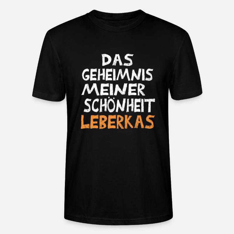 Leberkas - Stanley/Stella Unisex Bio-T-Shirt CRAFTER - Schwarz