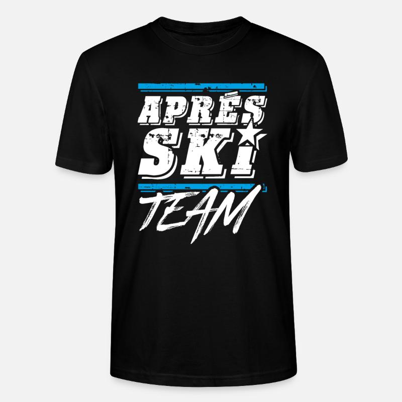apres ski team - Stanley/Stella Unisex Bio-T-Shirt CRAFTER - Schwarz