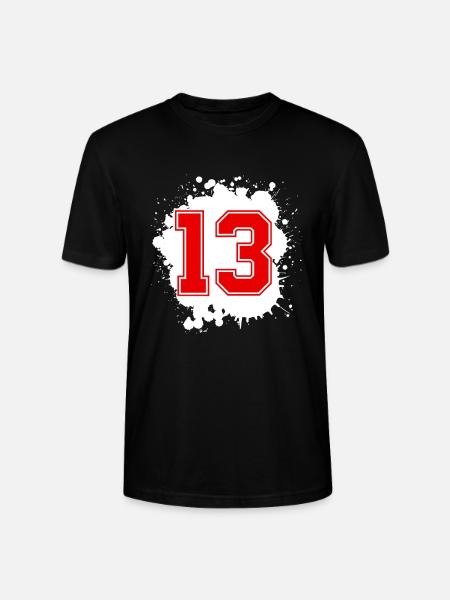 13 Nombre d’objets blob - T-shirt bio CRAFTER Stanley Stella Unisexe - noir